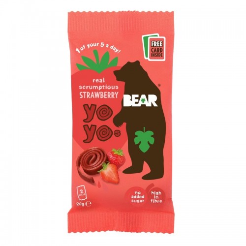 Bear Yo-Yo's - Strawberry (18x20g)