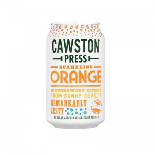 Cawston Press Sparkling Fruit Drink - Orange (24x330ml)