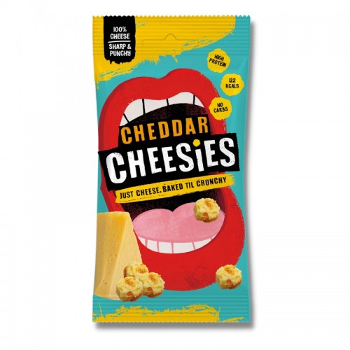 Cheesies Crunchy Popped Cheese - Cheddar (12x20g)