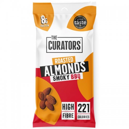 The Curators Almonds - Smoky BBQ (12x35g)
