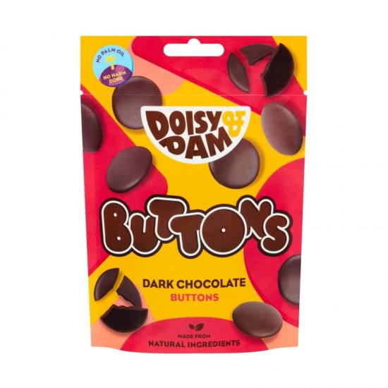 Doisy & Dam Sharing - Dark Chocolate Buttons (7x80g)