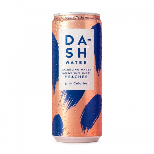 Dash Infused Sparkling Water - Peach (12x330ml)