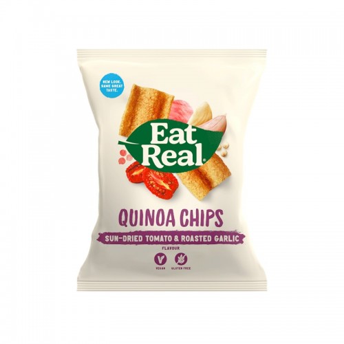 Eat Real Impulse Quinoa Chips - Sundried Tomato & Garlic (24x22g)