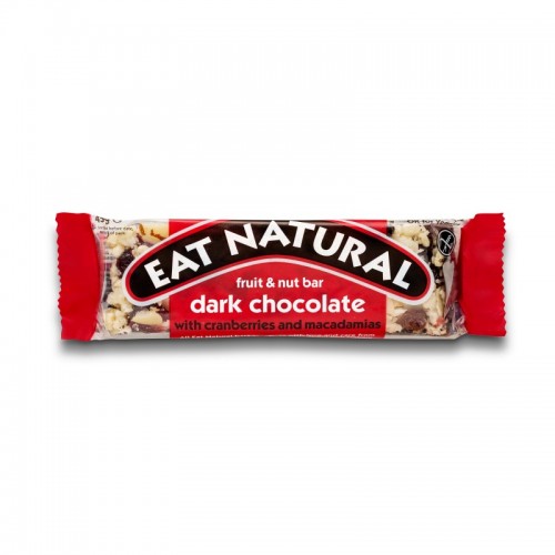 Eat Natural Fruit & Nut Bar - Dark Chocolate, Cranberries & Macadamia (12x45g)