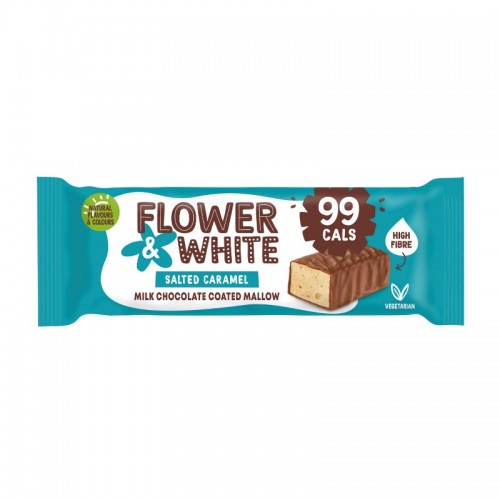 Flower & White Mallow Bar - Chocolate Covered Salted Caramel (15x30g)
