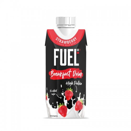 FUEL10K Milk Drink - Strawberry Breakfast (8x330ml)
