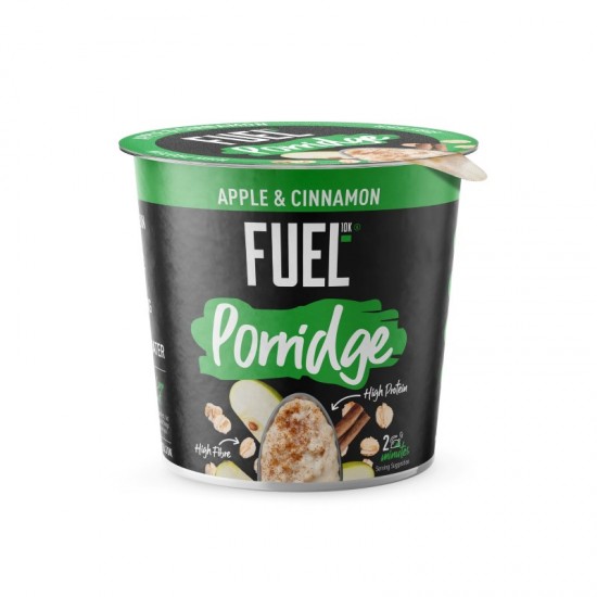 FUEL10K Porridge - Apple & Cinnamon (8x70g)