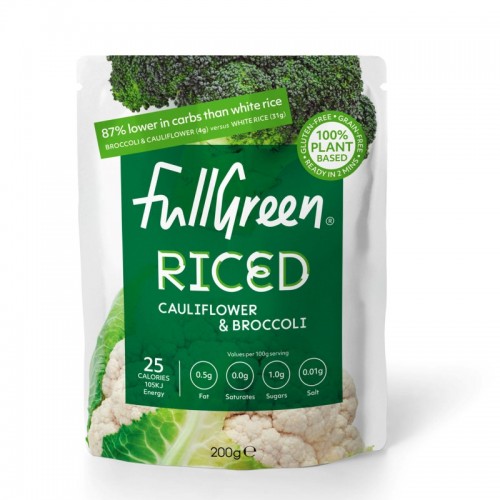 Fullgreen Riced - Cauliflower & Broccoli (6x200g)
