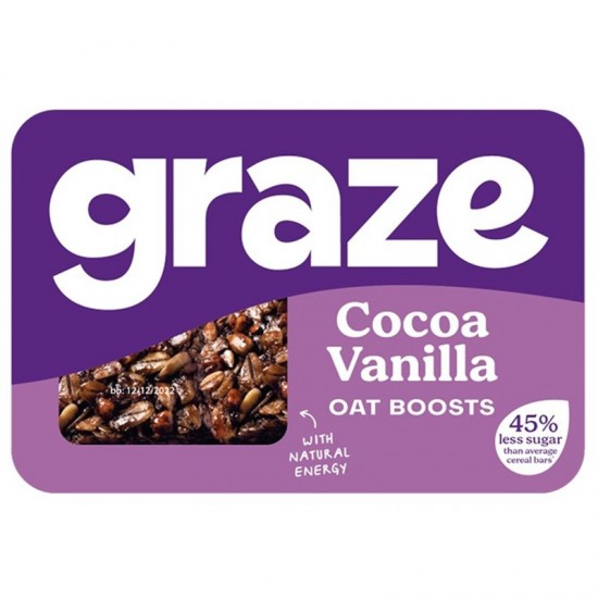 Graze Punnet - Cocoa & Vanilla Protein flapjack (9x50g) PRICE CHANGE PENDING 01.09.23