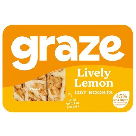 Graze Punnet - Lively Lemon Flapjacks (9x50g) PRICE CHANGE PENDING 01.09.23