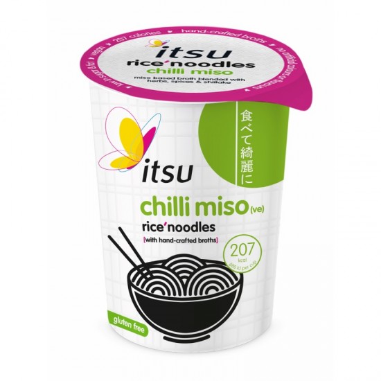 Itsu Noodle Cup - Chilli Miso (6x63g) Itsu Noodle Cup - Chilli Miso (6x63g)