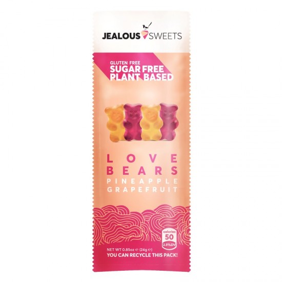 Jealous Sweets Shot bag - Love Bears Sugar Free (16x24g) NEW PRICING IN EFFECT