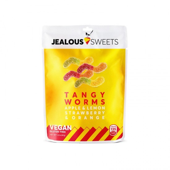 Jealous Sweets Impulse Bag - Tangy Worms (10x40g) NEW PRICING IN EFFECT