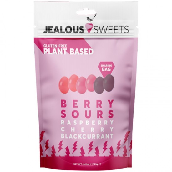 Jealous Sweets Sharing Bag - Berry Sours (7x125g) NEW PRICING IN EFFECT