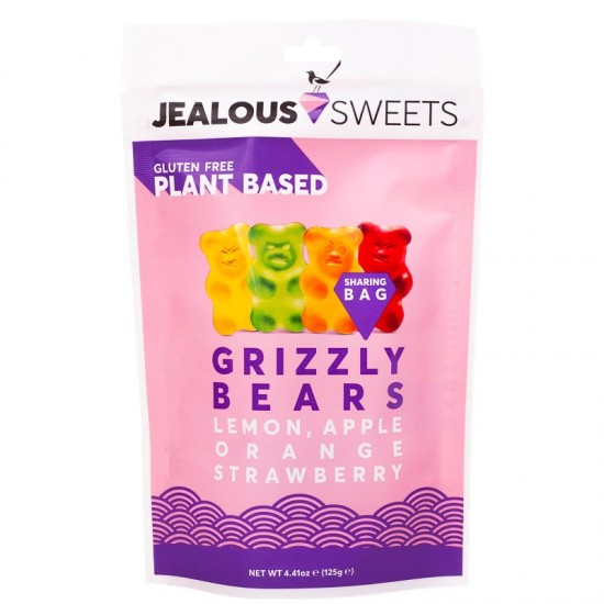 Jealous Sweets Sharing Bag - Grizzly Bears (7x125g) NEW PRICING IN EFFECT