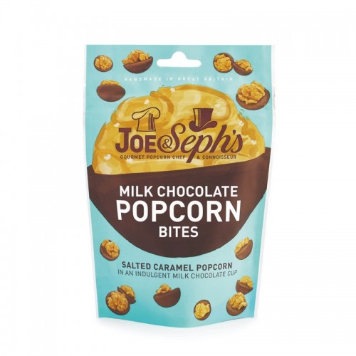 Joe & Seph's Popcorn Bites - Milk Chocolate & Salted Caramel (7x63g)