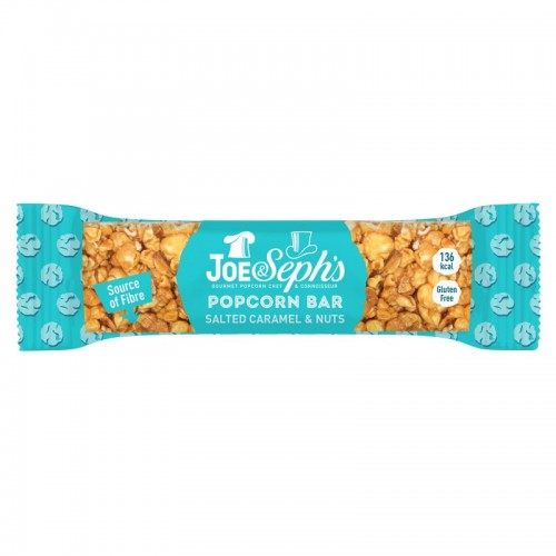 Joe & Seph's Popcorn Bar - Salted Caramel & Nuts (12x27g)
