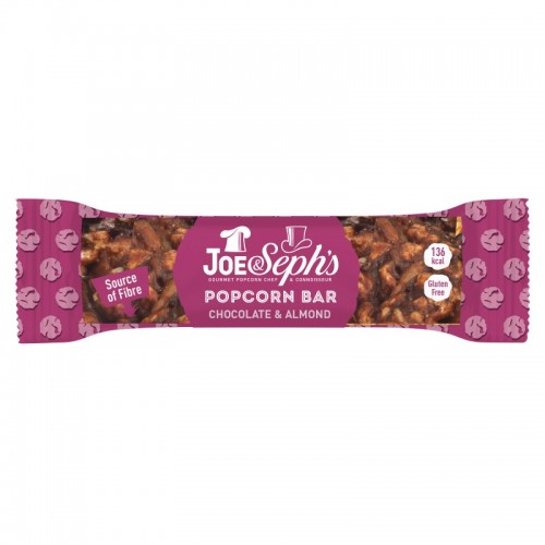 Joe & Seph's Popcorn Bar - Chocolate & Almond (12x27g)