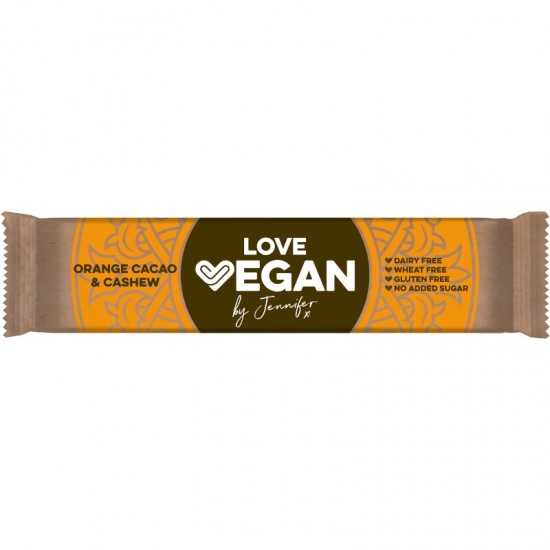 Love Vegan Bar - Orange Cacao and Cashew (24x32.5g)