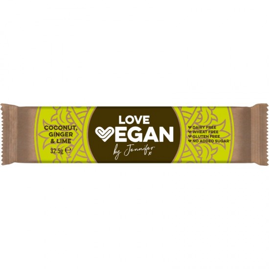 Love Vegan Bar - Coconut, Ginger and Lime (24x32.5g)