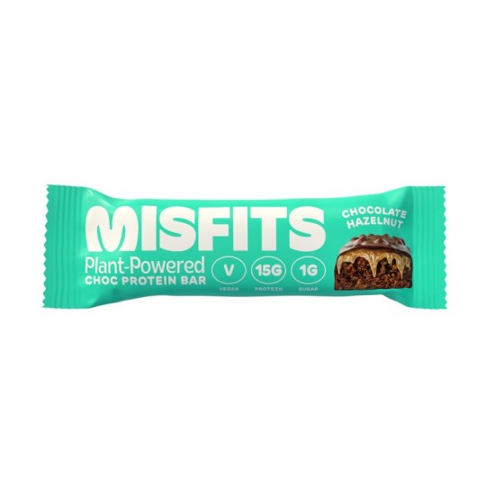 Misfits Vegan Protein Bar - Chocolate Hazelnut (12x45g)