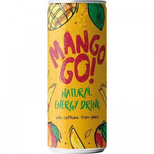 Mango Go Energy Drink - Mango (12x250ml)