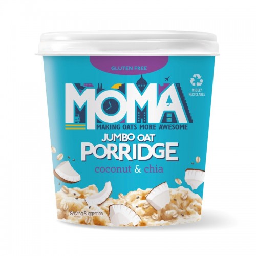 MOMA Porridge Pot - Coconut & Chia (12x55g)