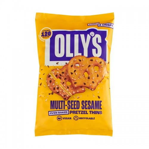 Olly's Sharing Pretzel Thins - Multiseed Sesame (7x140g)