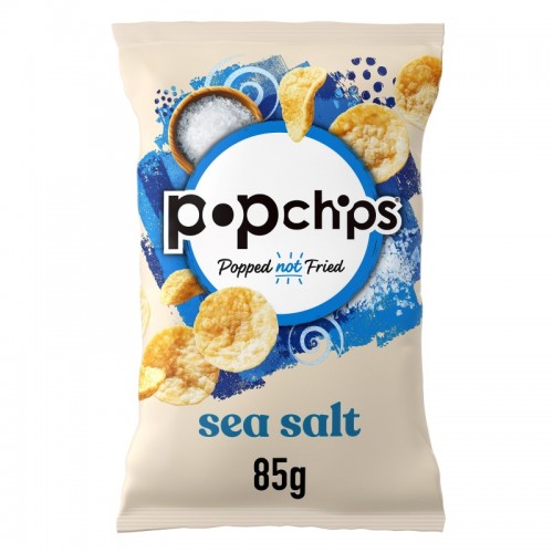 Popchips Sharing - Sea Salt (8x85g)