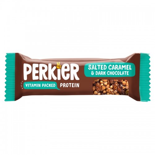 Perkier Quinoa Bar - Salted Caramel & Dark Chocolate (15x37g)