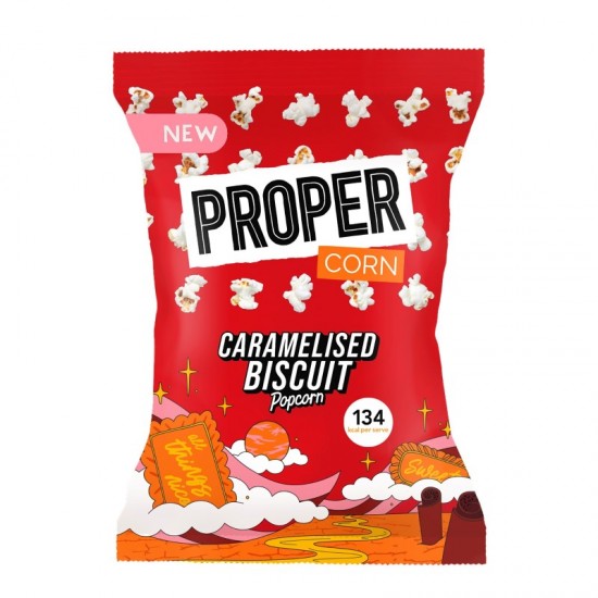 Propercorn Sharing Popcorn - Caramelised Biscuit (8x90g)