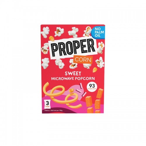 Propercorn Microwave Popcorn - Sweet 5x(3x70g)
