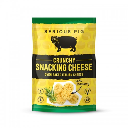 Serious Pig Crunchy Snacking Cheese - with Rosemary (24x24g)