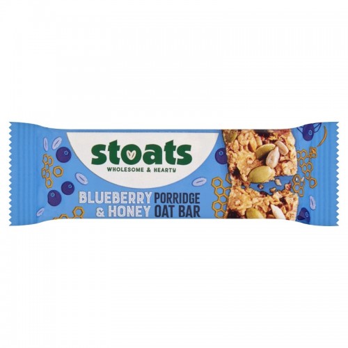 Stoats Oat Bar - Blueberry & Honey (24x42g)