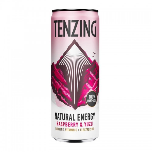 Tenzing Natural Energy Drink - Raspberry & Yuzu (12x250ml)