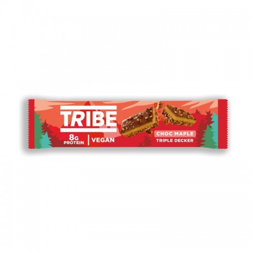 Tribe Triple Decker - Dark Chocolate Maple (12x40g)