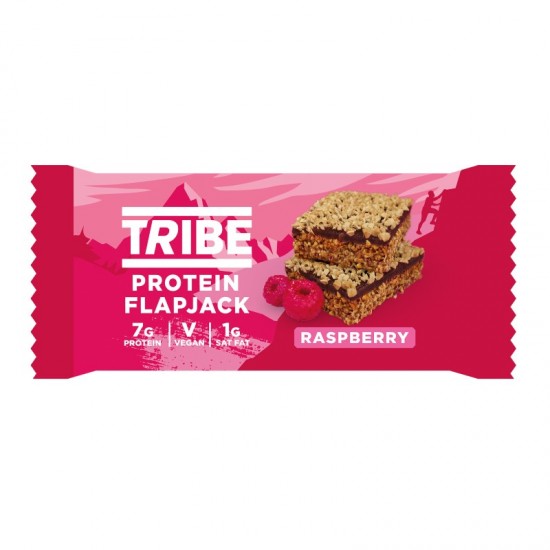 Tribe Protein Flapjack - Raspberry (12x50g) PRICE CHANGE PENDING 01.09.23