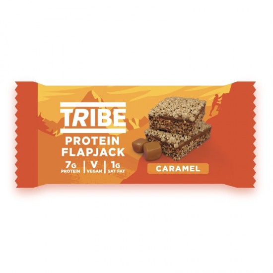 Tribe Protein Flapjack - Caramel (12x50g) PRICE CHANGE PENDING 01.09.23