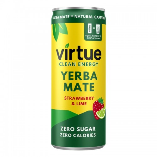 Virtue Yerba Mate - Strawberry & Lime (12x250ml)