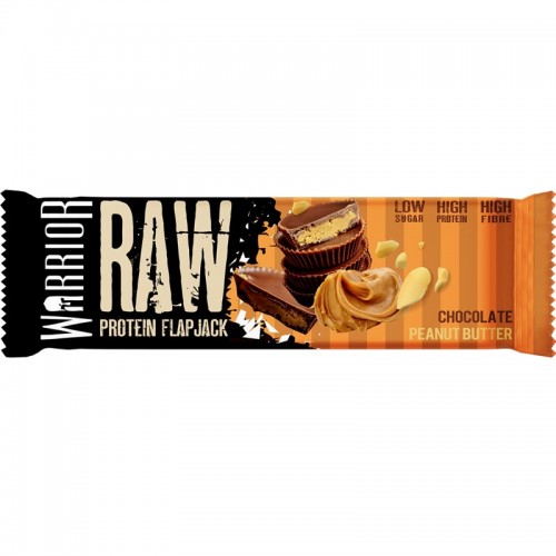Warrior Raw Flapjack - Chocolate Peanut (12x75g)