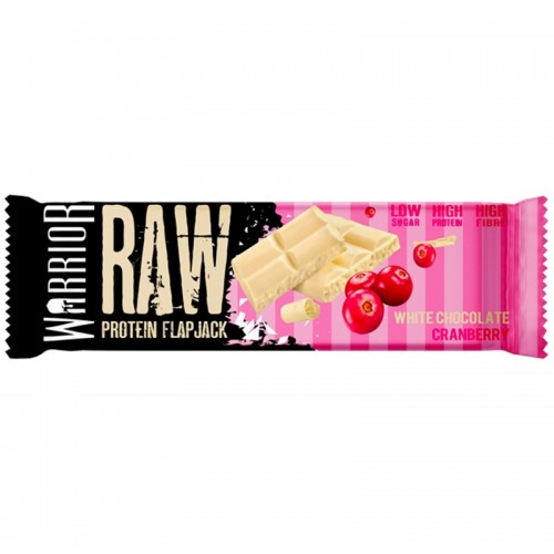 Warrior Raw Flapjack - White Chocolate Cranberry (12x75g)