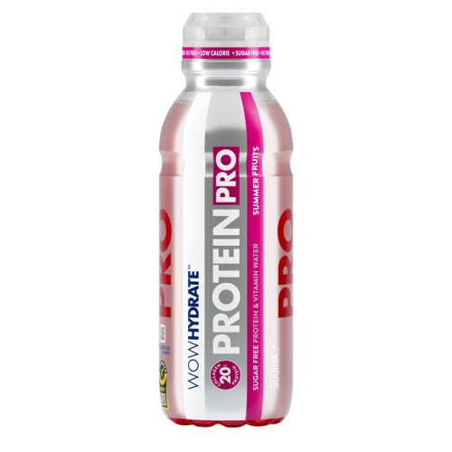 Wow Hydrate 20g Protein Drink - Summer Fruits(12x500ml)